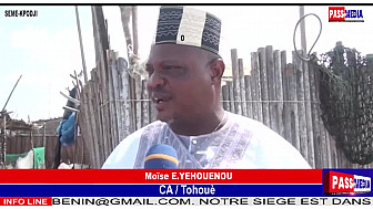 TV Locale Bénin  -  à Glogbo Plage, l'érosion côtière touche tout le littoral béninois