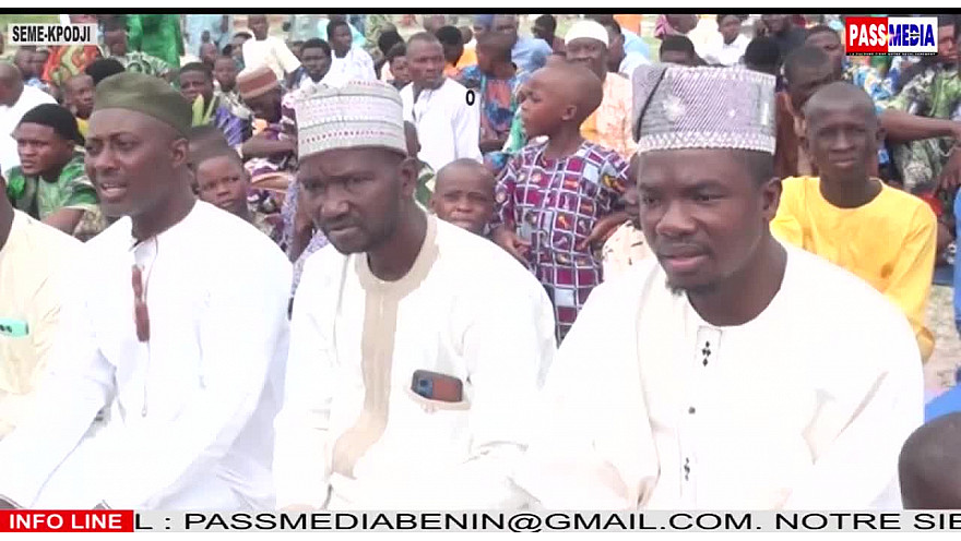 TvLLocale Bénin  -  LE  CONSEIL  D’ARRONDISSEMENT  DE  TOHOUE  AUX  COTES  DES  FIDELES  MUSULMANS POUR LA  CELEBRATION DE LA  TABASKI   